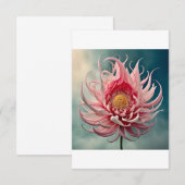 vlak van wenskaart bedankkaart (Voorkant / Achterkant)