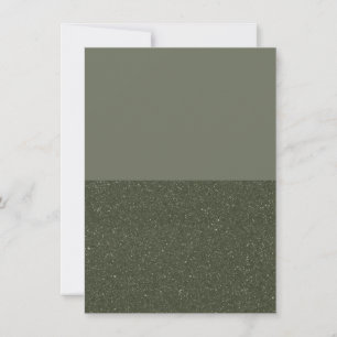 Vlak Wenskaart – Matte bovenkant, Sparkle onderkan Kaart
