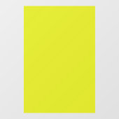 Vlakgele achtergrondstructuur raamsticker (Vel)