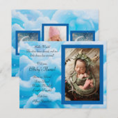 Vlakke aankondigingskaart aankondiging (Voorkant / Achterkant)