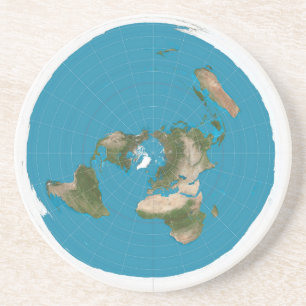 vlakke aarde zandsteen onderzetter