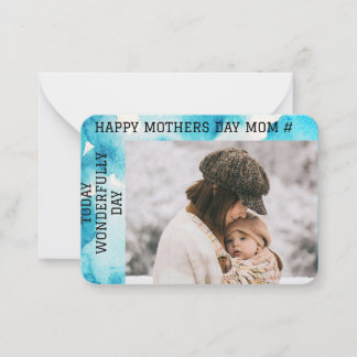 Vlakke ansichtkaart notitiekaartje