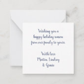 Vlakke kaart notitiekaartje (Achterkant)