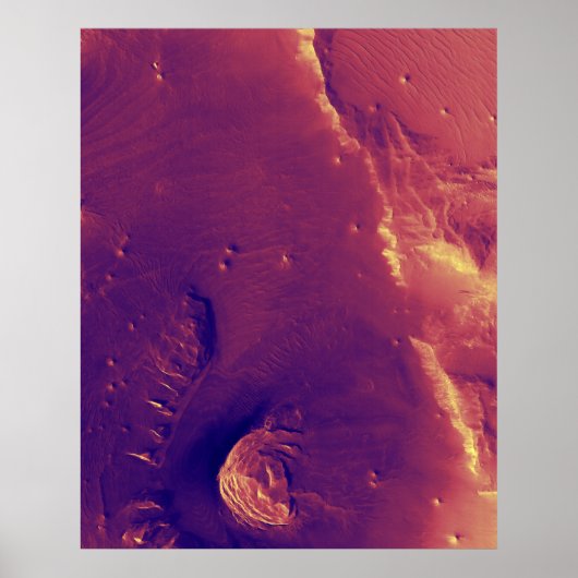 Vlakoppervlak — Mars Poster (Voorkant)