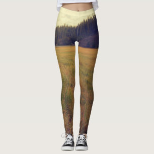 vlakte en bos leggings