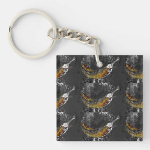 vlakte sleutelhanger