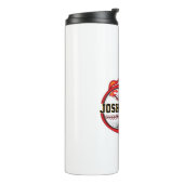 Vlam Fusion: honkbal in vuur en vlam Thermosbeker (Gedraaid links)