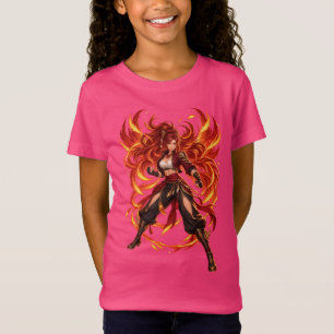 Vlam Godin Fantasy Krijger T-Shirt
