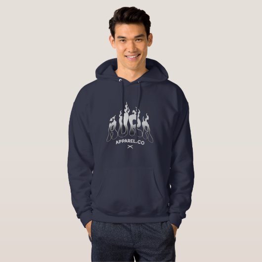 vlam hoodie (Voorkant volledig)
