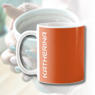 Vlam Stevige Kleur   Klassiek gepersonaliseerd Koffiemok