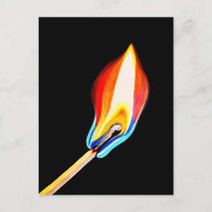 Vlam Symbool van Passie, Energie & Creativiteit Briefkaart