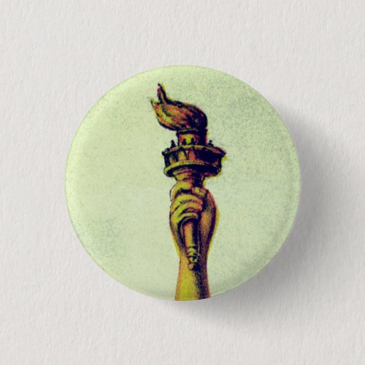 Vlam van de vrijheid ronde button 3,2 cm (Voorkant)