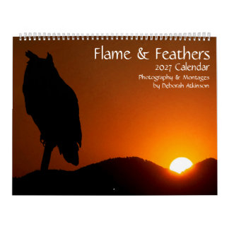 Vlam & Veren Vogel Silhouet Kalender