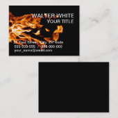 vlam visitekaartje (Voorkant / Achterkant)