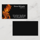 vlam visitekaartje (Voorkant / Achterkant)