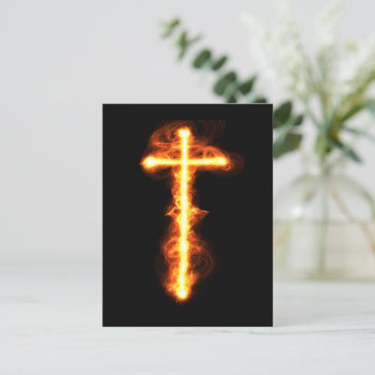 Vlamend Briefkaart (Staand voorkant)