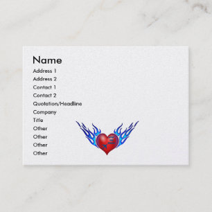 Vlamende dromen visitekaartje