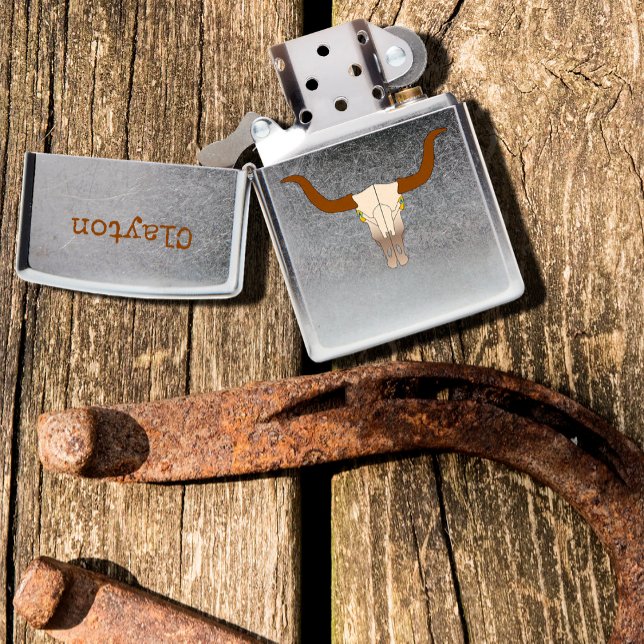 Vlamende Koe Aangepaste naam schedel (Creator heeft geüpload)