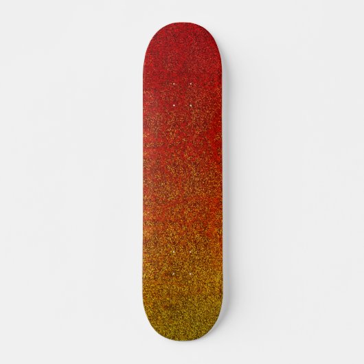 Vlamglittergradiënt afvlakken skateboard (Voorkant)