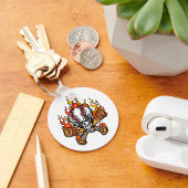 Vlaming Baseball Skull Sleutelhanger