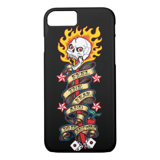 Vlaming De schedel voelen de angst Case-Mate iPhone Case (Achterkant)