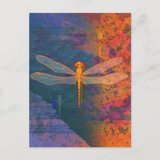 Vlaming Dragonfly Briefkaart (Voorkant)