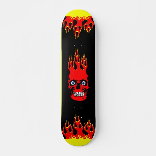 Vlaming Skull Skateboard (Voorkant)