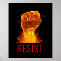 Vlaming vuist tegen Poster