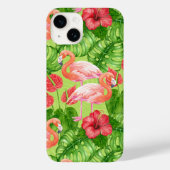 Vlamingvogels en tropische planten Case-Mate iPhone case (Achterkant)