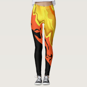 Vlamjes bij nacht leggings