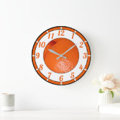 Vlamkleurige Oranje volledige vruchtendraaien Grote Klok (Huis)