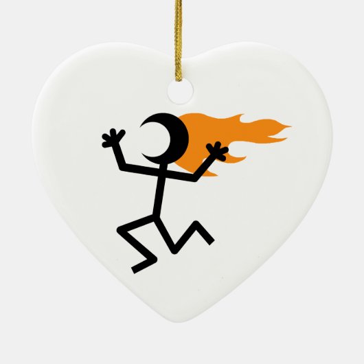 Vlamkop Keramisch Ornament (Achterkant)