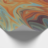 Vlammen en Water Abstract Design | Beste fijne kun Cadeaupapier (Hoek)