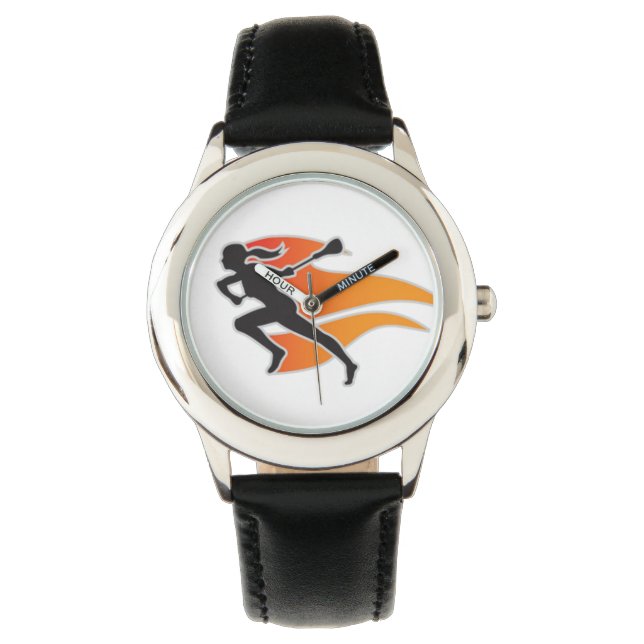 Vlammen Lacrosse horloge (Voorkant)