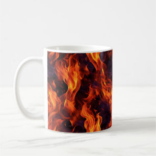 Vlammen Patroon Koffiemok