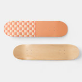 Vlammen van een kaars en Sinaasappel combinatie Skateboard (Horizontaal)