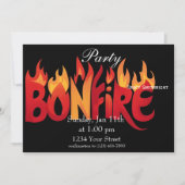 Vlammen Van Kampvuur Kaart (Voorkant)