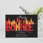 Vlammen Van Kampvuur Kaart (Staand voorkant)