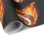 vlammend Footballs inpakpapier (Rol Hoek)