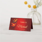 Vlammend hart. (Voorkant)