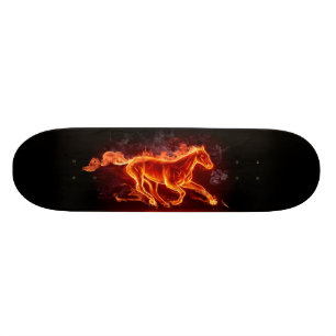 VLAMMEND PAARD SKATEBOARD