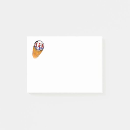 Vlammend Voetbal in de VS Post-it® Notes (Voorkant)