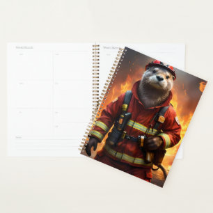 **"Vlammende Moed: De Otter Brandweer"** Planner