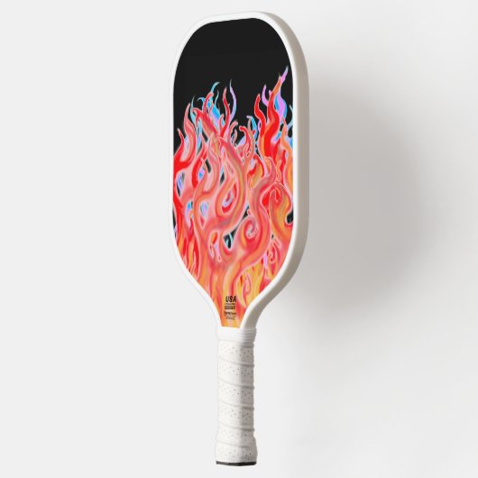 vlammende peddel pickleball paddle (Links)