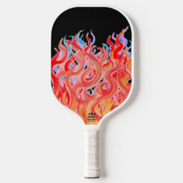 vlammende peddel pickleball paddle
