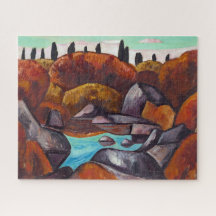 Vlammende poel—Dogtown | Marsden Hartley |