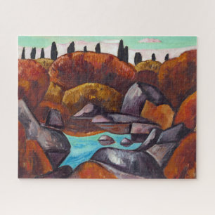 Vlammende poel—Dogtown Marsden Hartley Legpuzzel