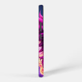 Vlammende Punk schedel telefoonhoesje Samsung Galaxy Hoesje (Rechterkant)