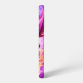 Vlammende Punk schedel telefoonhoesje Samsung Galaxy Hoesje (Linkerkant)