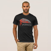 Vlammende schedeltank t-shirt (Voorkant volledig)